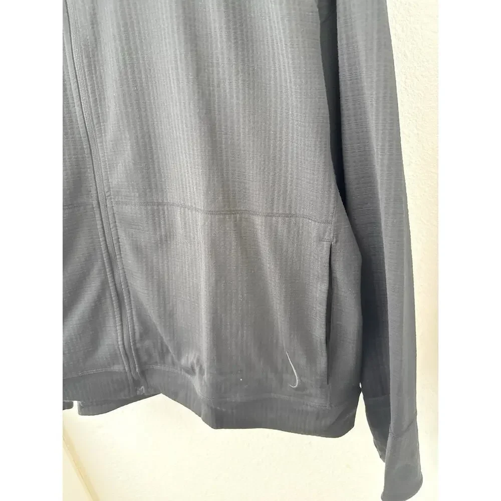 Nike Yoga Knit Full Zip Hoodie Jacket Mens Size XL Black FB7778-010 NWT - Picture 5 of 9